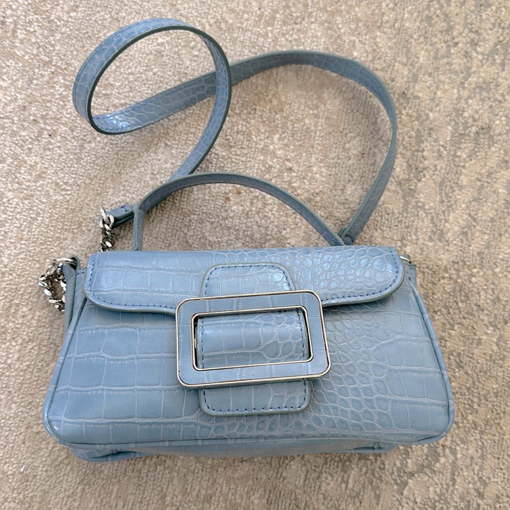 Zara blue purse